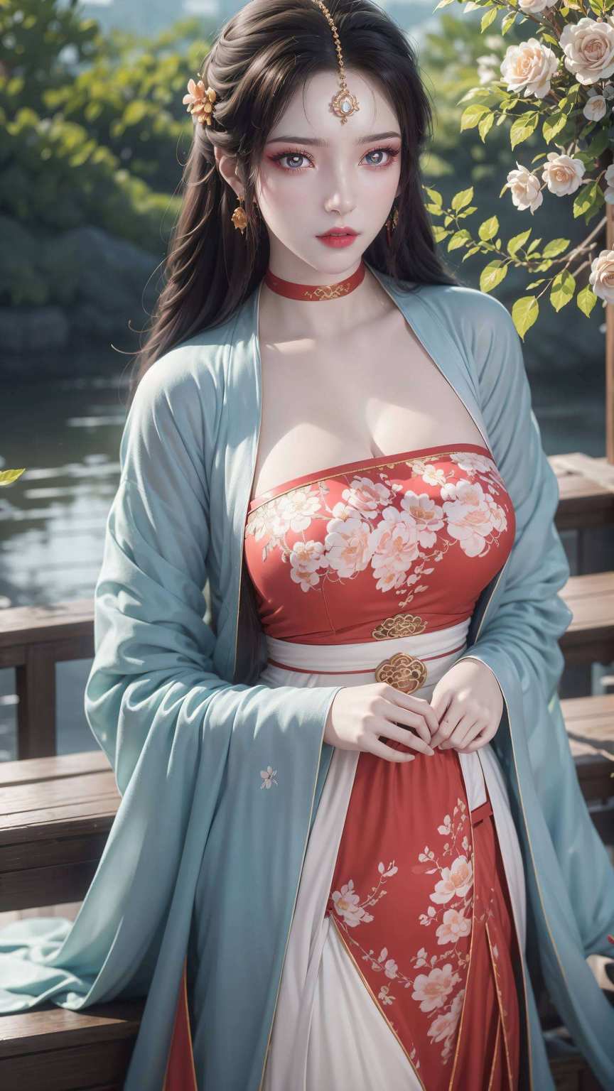 这款壁纸可是全方位养眼哦！不仅视觉上让人愉悦让你在工作中也能感受到国漫美女的陪伴