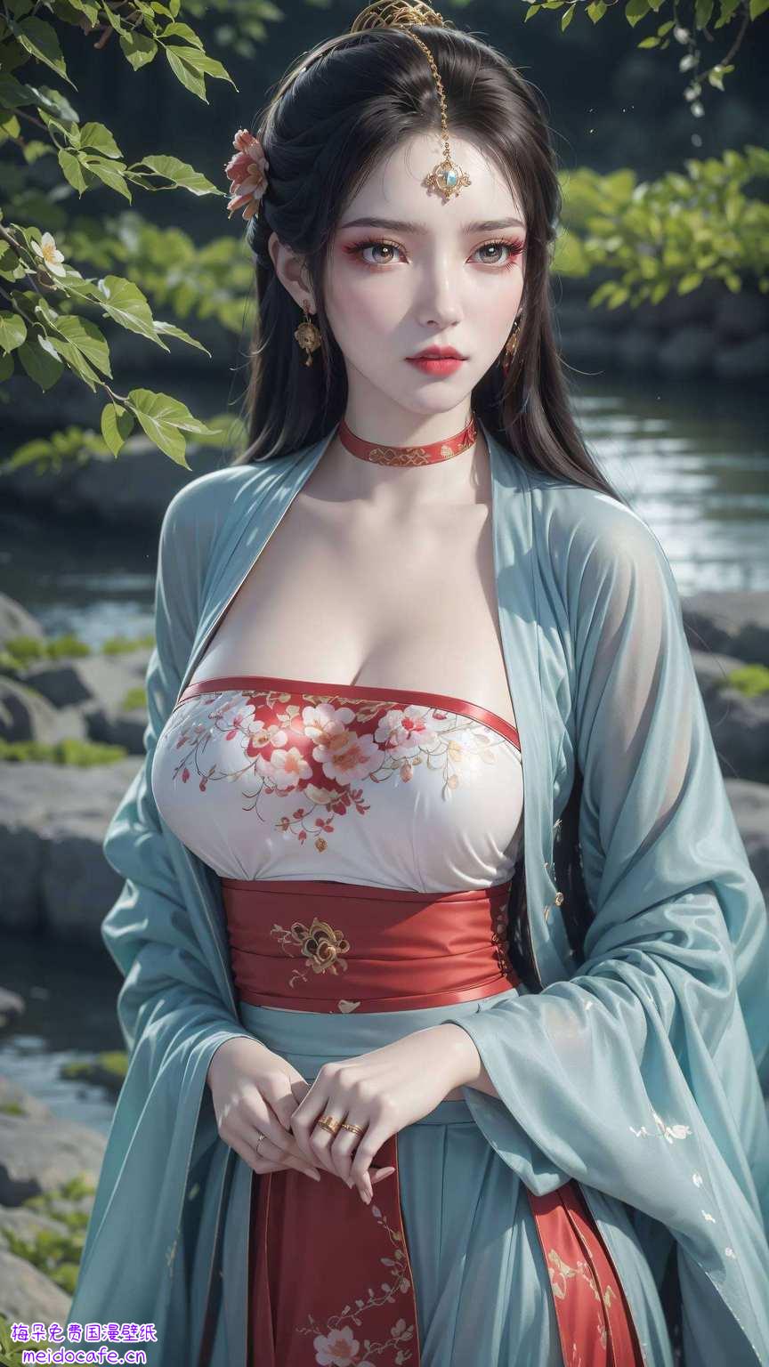 我们遇见了仙逆墨云3D同人高清壁纸上的绝世美女是国漫壁纸中的瑰宝