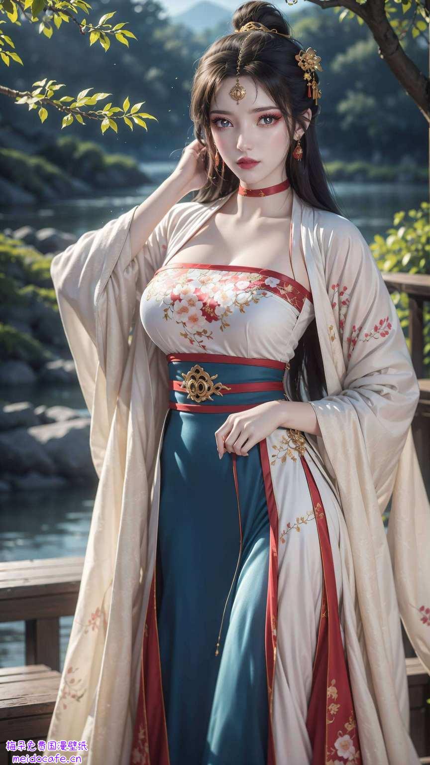 玄幻色彩浓烈墨云戴纱