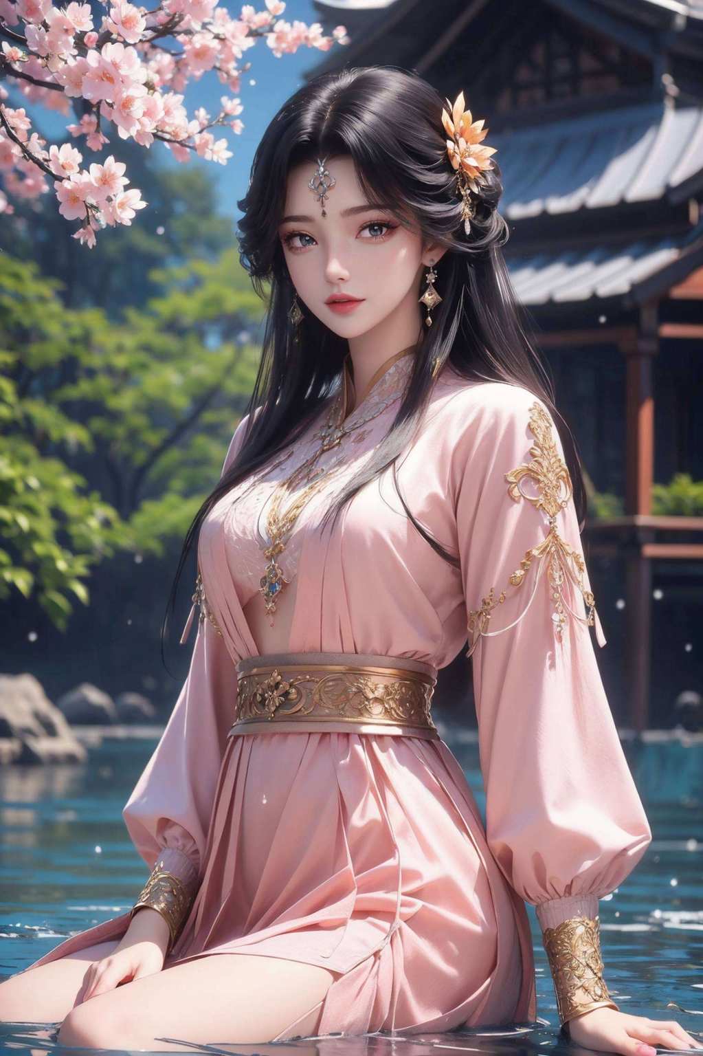 国漫女神和国漫美女的标签不论是放在手机上还是平板上