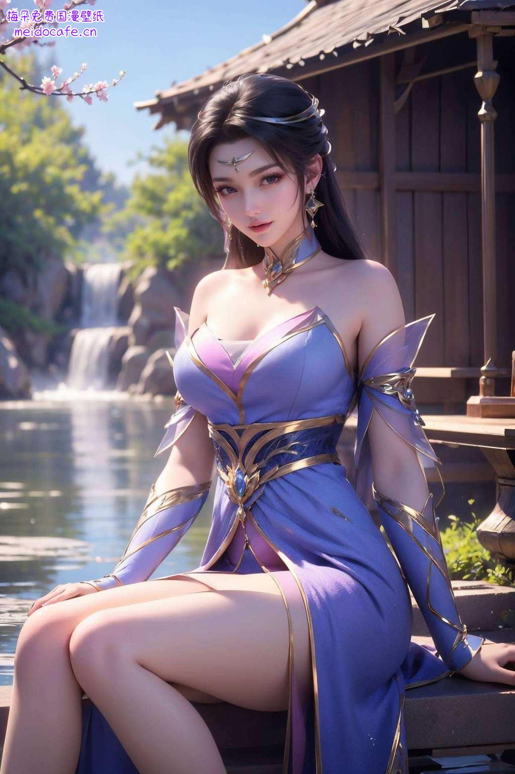 想要点新鲜出炉的国漫壁纸来美化你的iPhone吗？我这儿有一批超美的仙武传楚灵玉图片嘿