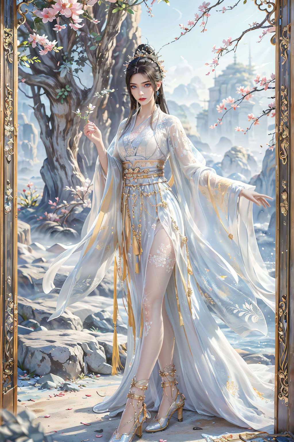 国漫女神方清雪翩翩起舞为你的电脑带来无尽的玄幻色彩