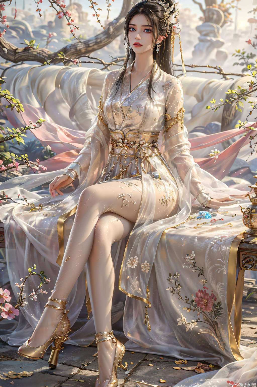 为我们的电脑屏幕带来了永生的玄幻美感这位国漫美女
