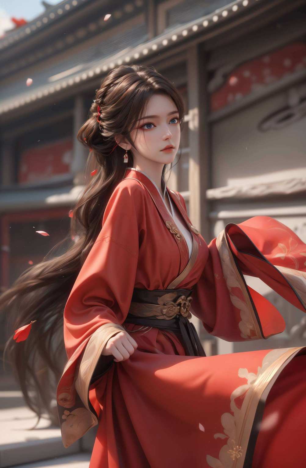 龙吟蔷薇香壁纸映清辉