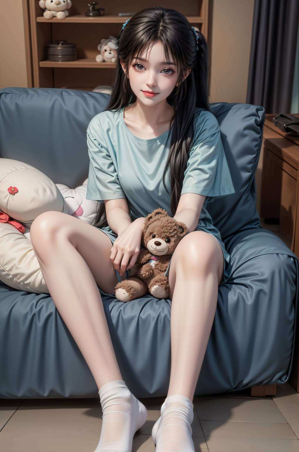 高清动画眼神中闪烁着智慧与坚韧