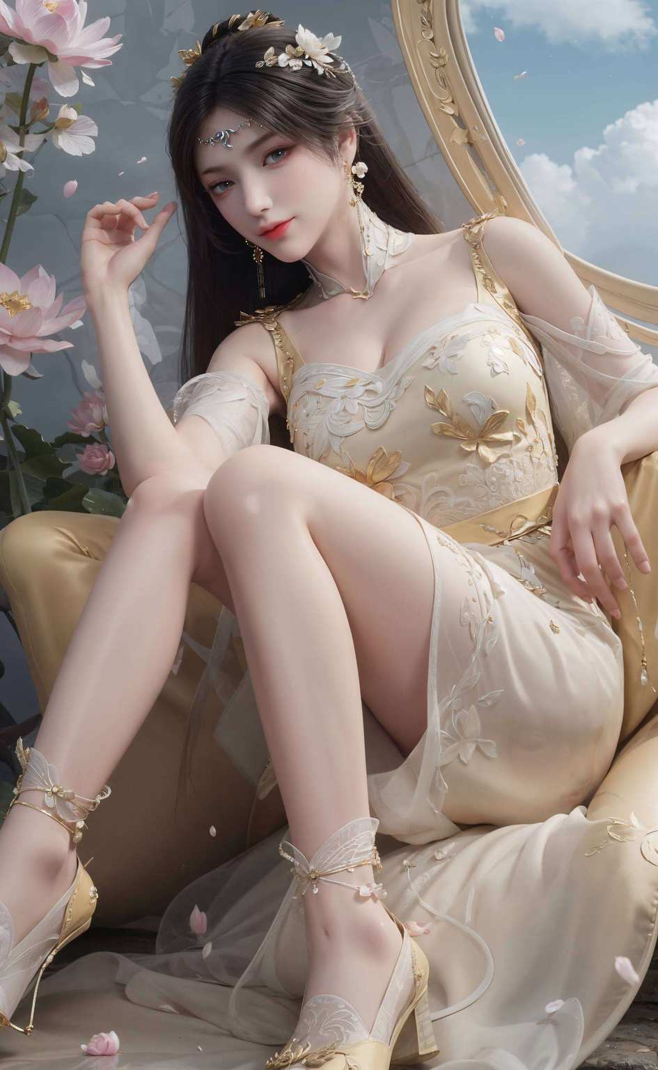 便让人感叹人生的变幻无常金瓶儿如一朵盛开的花
