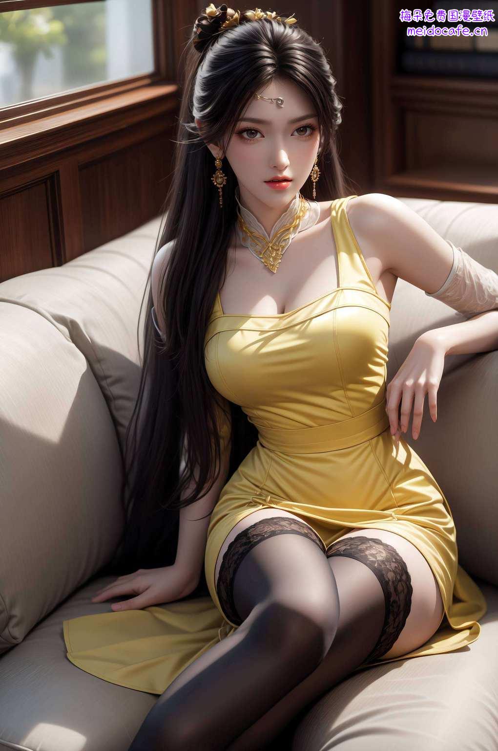 我可是会动的哦！”这位国漫美女