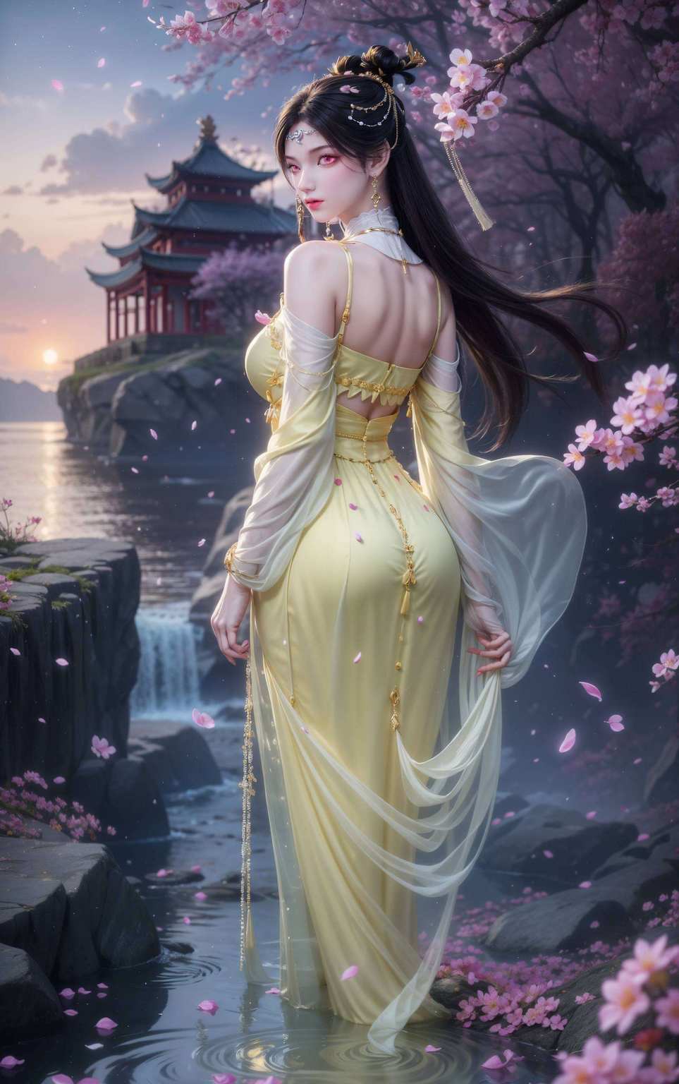 配上那玄幻风格别哭的金瓶儿