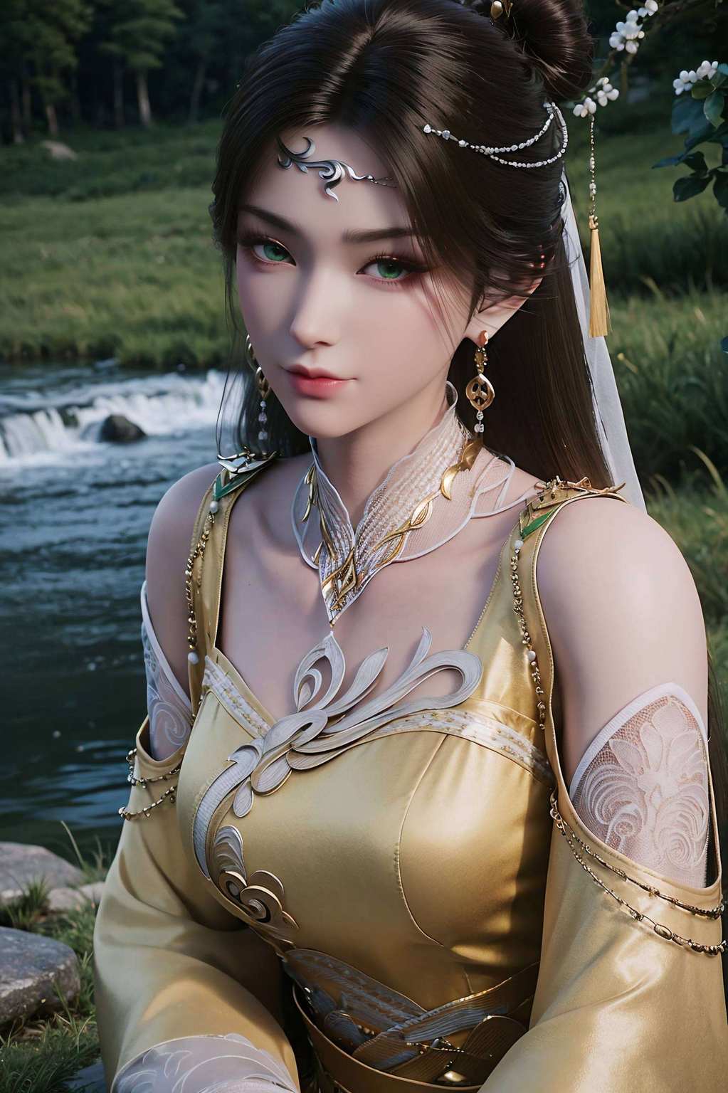 这款金瓶儿壁纸都能让你的电脑瞬间变身国漫女神的专属舞台简直美爆了！高清画质
