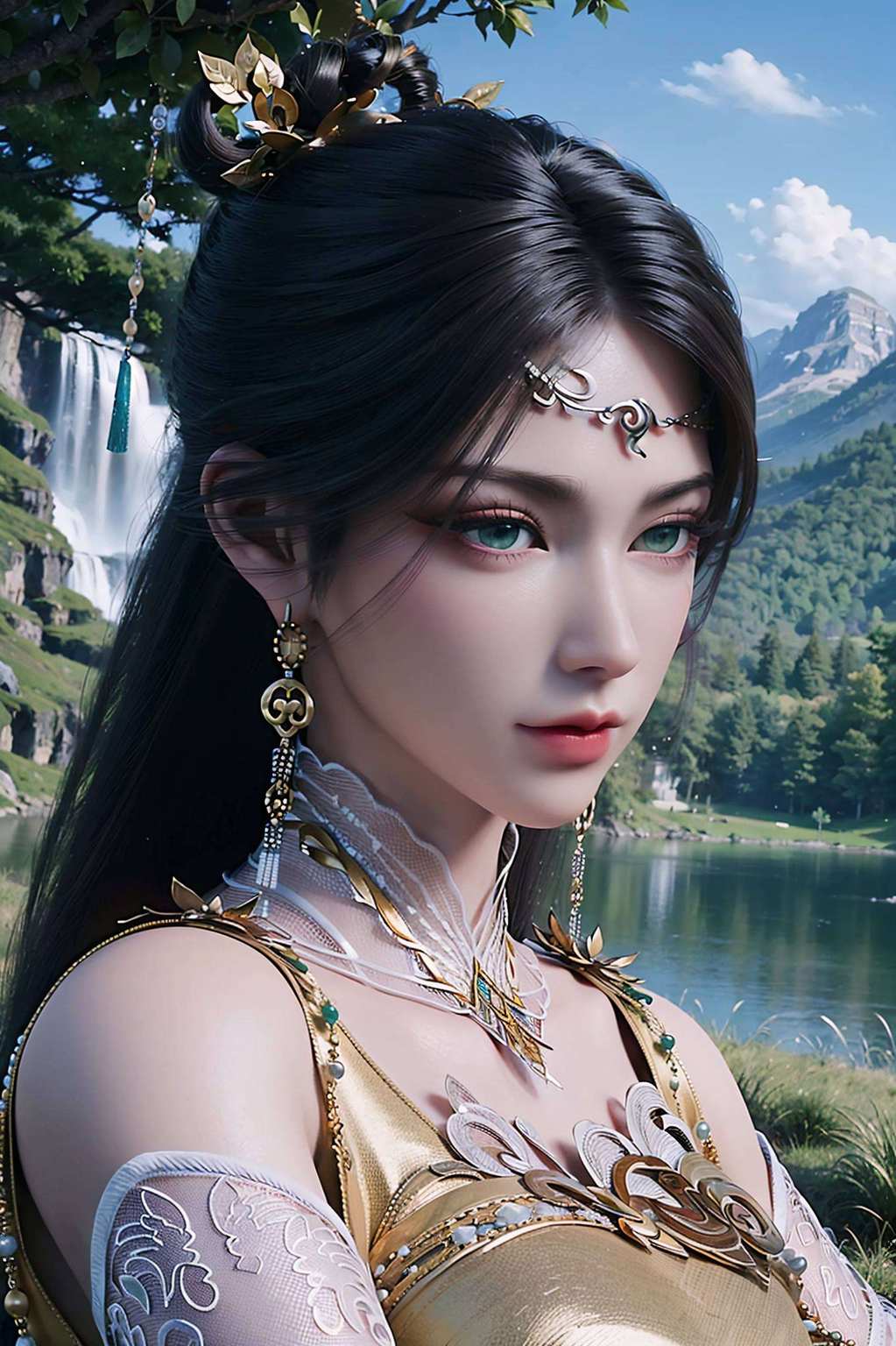 金瓶儿以她独有的魅力也能感受到一丝宁静与美好