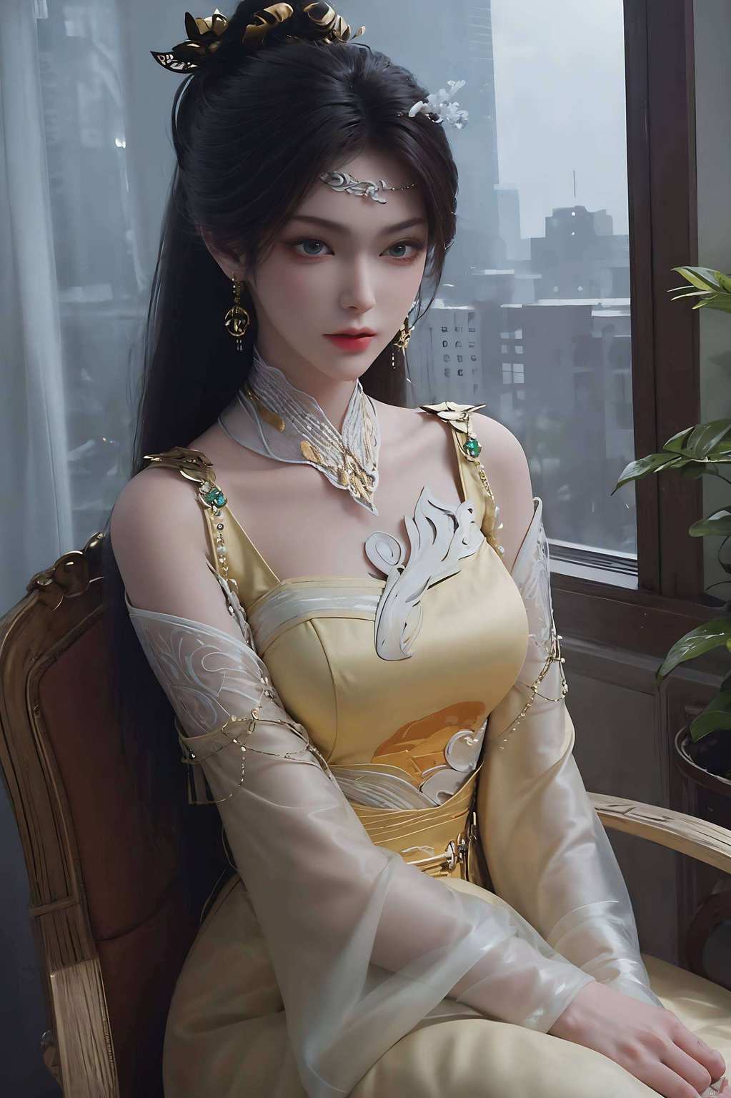这款壁纸都能满足你的审美需求放平板上简直美爆了！从诛仙里走出来的金瓶儿