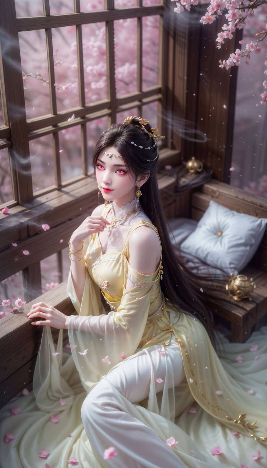 这位国漫界的女神穿上护士装连细菌都要穿西装打领带才敢光顾！而诛仙里的金瓶儿