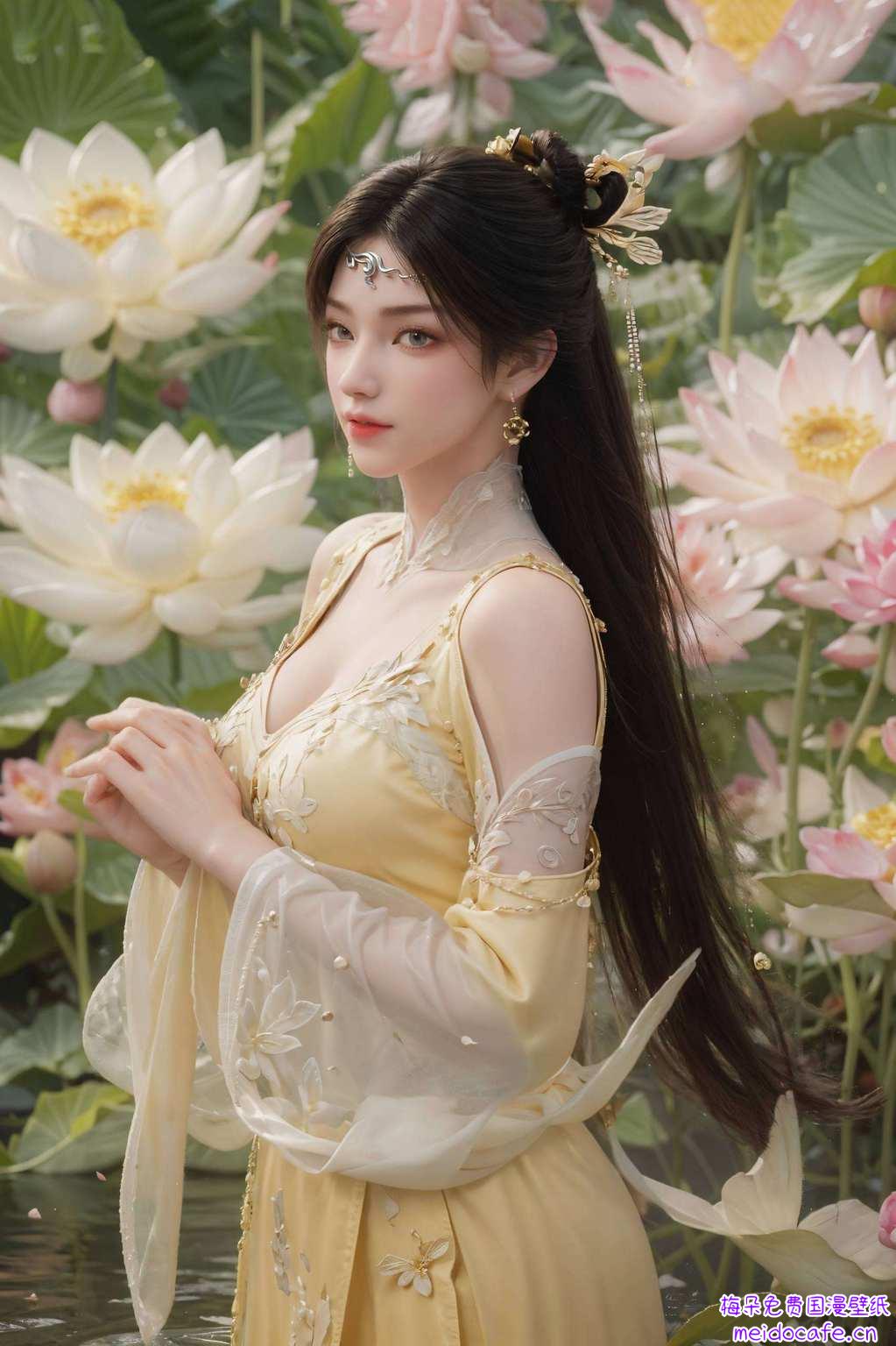 让这波国漫与动漫的视觉冲击到无数动漫女神的倩影