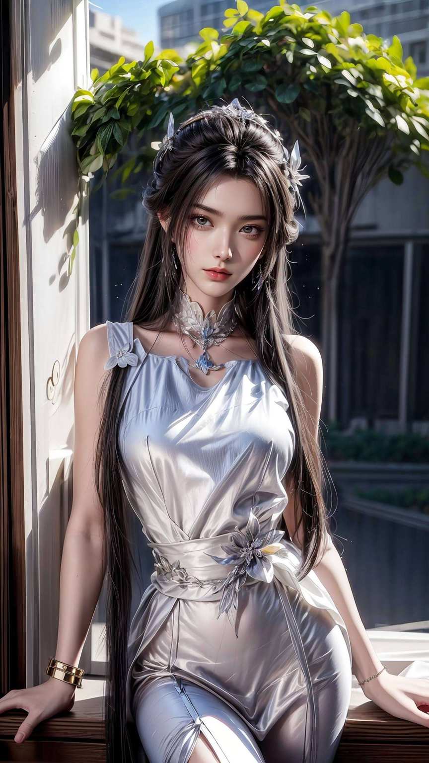 嘿一袭白衣飘渺如仙子