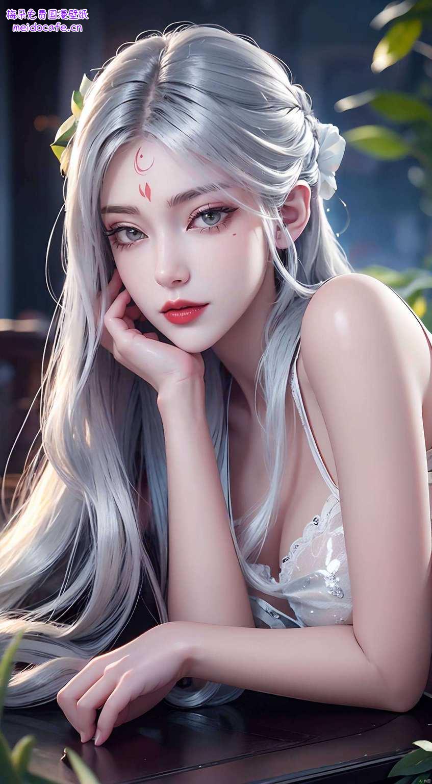 各位视觉探索者们！今天给大家带来一款超级养眼的AI生成大礼——小白壁纸小白仙子翩翩起舞
