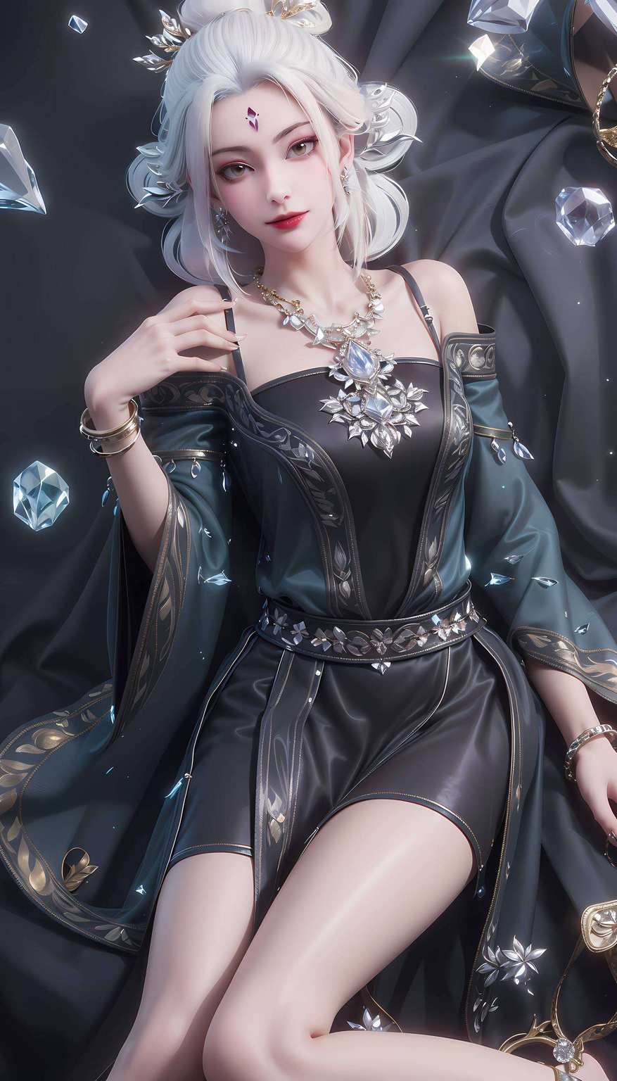 动漫美女映清颜,玄幻世界电脑展美图尽显