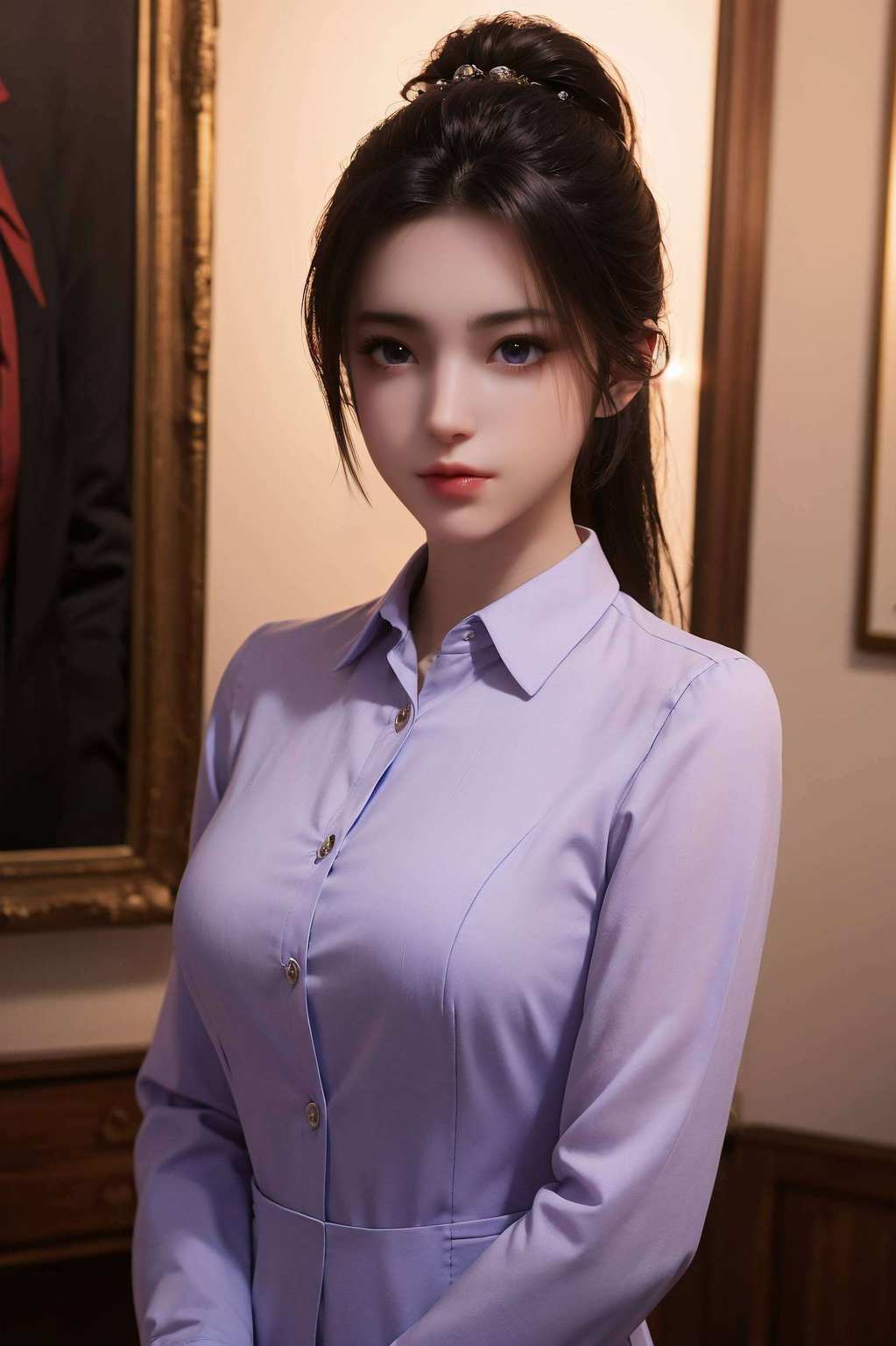 美不胜收倩影婀娜