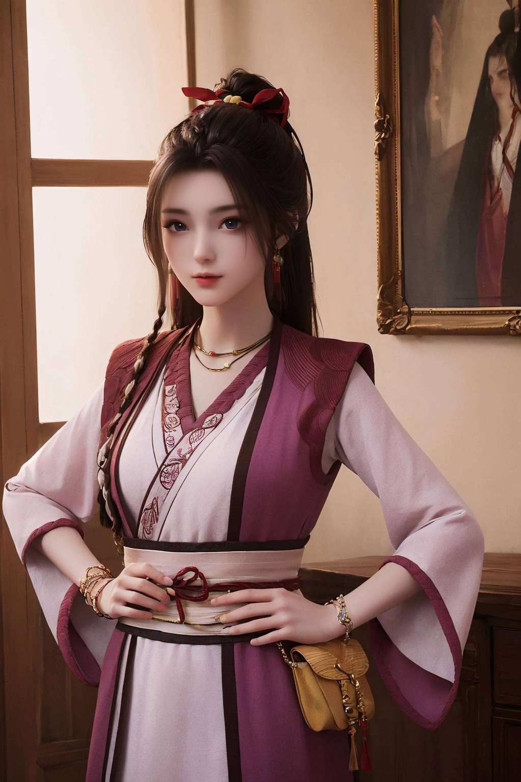 还是国漫中的灵动美女让你的平板瞬间变身国漫女神的私人画廊吧！