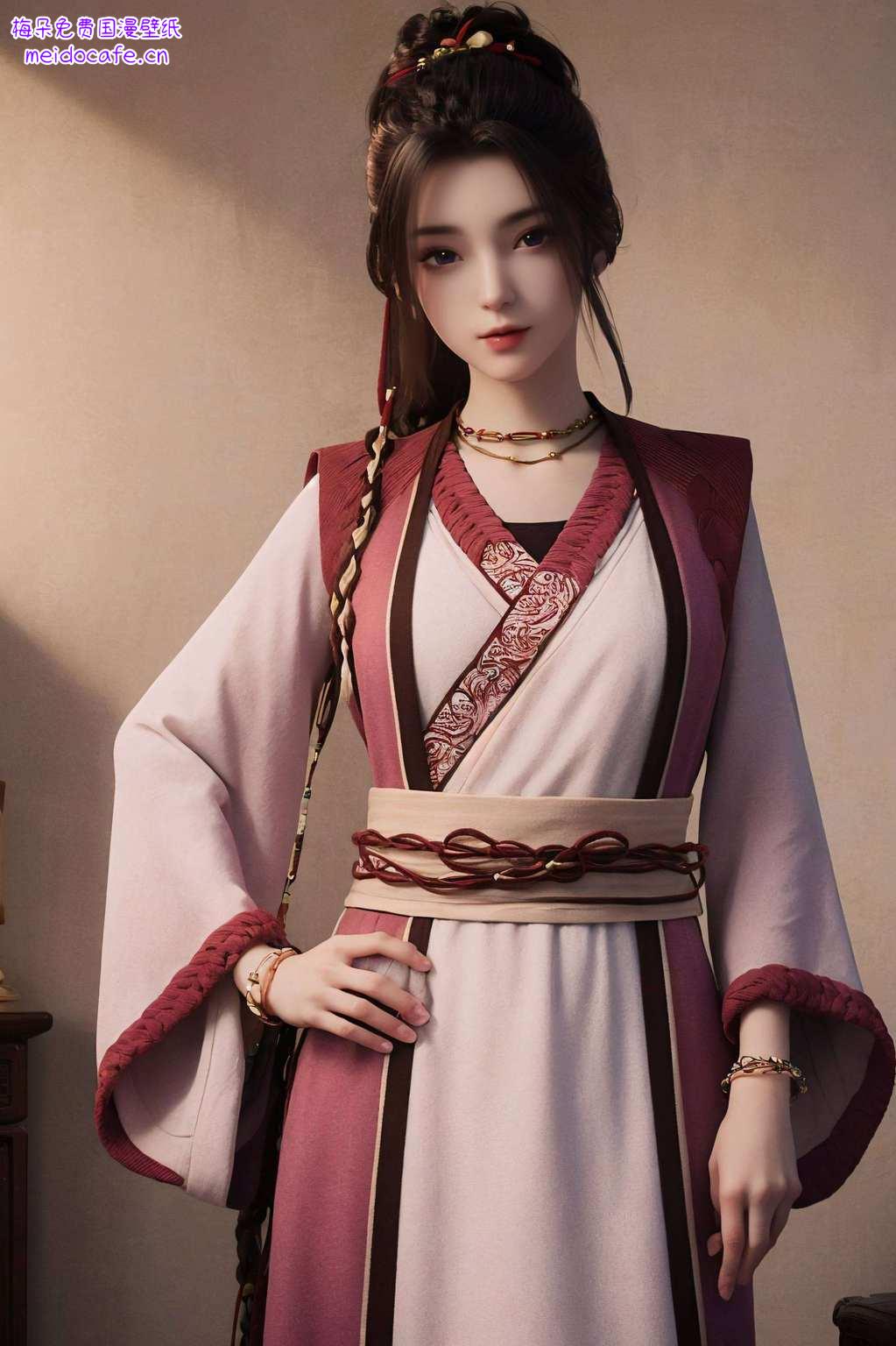 看看这款周小环8k超清蓝光壁纸每天看到她